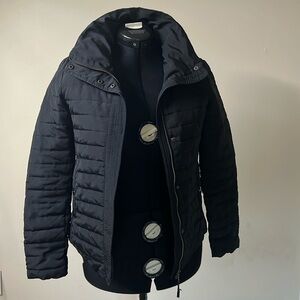 Ann Taylor Loft Womens Black Puffer Jacket Size Xsmall